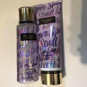 Victoria’s Secret love spell shimmer set
